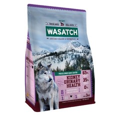 WASATCH 瓦莎奇 全犬種 原生犬糧裹凍乾, 3kg, 1袋, 去骨雞肉(護腎與泌尿道)