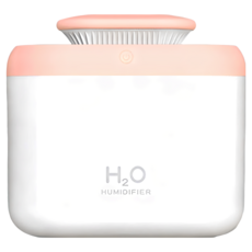 免掀蓋雙頭噴霧微分子水氧機, 單一商品, 粉色/白色