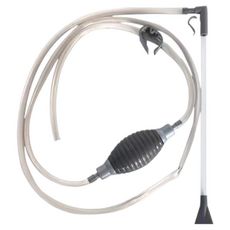 簡易魚缸虹吸管 水族箱換水清潔工具 灰色, 1個