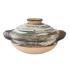 長谷園 伊賀燒刷毛目土鍋 1-2人 800ml, 265mm, 1個