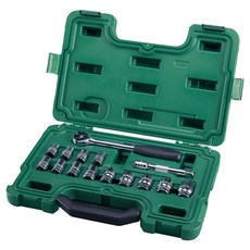 SATA 12.5mm 六角套筒扳手組 09525, 1套, 15件