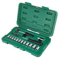 SATA 6.3mm 六角套筒扳手組 09521, 1套, 21種