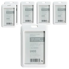 UHOO 直式滑蓋證件卡 5506, 顏色隨機, 6個