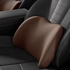 EVERYOUNG 車用記憶海綿腰背墊, 棕色, 人體工學設計, 舒適支撐, 汽車腰靠, 1個