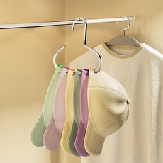 솔브리빙 모자 가방 벨트 스카프 다용도 옷걸이, 화이트, 10개