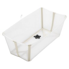 STOKKE Flexi Bath 摺疊式浴盆 39L, Sandy Beige 奶油杏