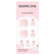 데싱디바 매직프레스 페디팁, 슈가핑크, 1개