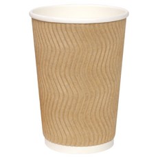 Happy Pack Hangyeol 波浪冰飲三層牛皮紙杯 380ml, 25入, 4個