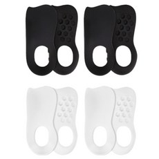 LFEM 足弓支撐型機能鞋墊 黑色2入 + 白色2入, 1套