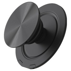 EXCCI 2款 全機種 可拆卸 高級 MagSafe 相容 支架 手機支架 手機座, 黑色, 1個