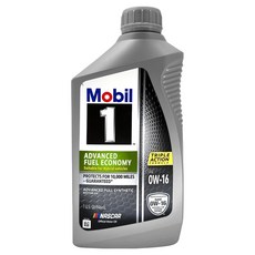 Mobil 1 Advanced Fuel Economy 全合成機油 946ml, 0W16, 1瓶