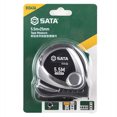 SATA 鍍鉻捲尺 5.5m x 25mm 91343A, 1個