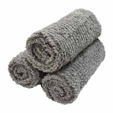 MORINO 摩力諾 石墨烯超細纖維條紋方巾, 質感灰, 3條