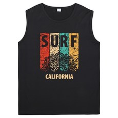 ILLUSO 衝浪寬鬆無袖防曬T恤