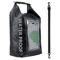 메이첼 크펄 여름 핸드폰 방수팩 크로스백 5L 10679, 블랙 + 화이트, 1개