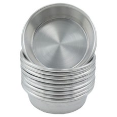 THE BEAN 商用不鏽鋼醬料碗 1號, 銀色, 10個