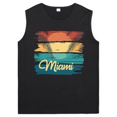 일루소 마이애미 오버핏 민소매 래쉬가드 티셔츠