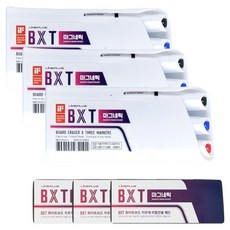 Lineplus BXT磁性白板筆 3種*3入+白板擦替換芯 3入組, 板筆（黑色、藍色、紅色）, 1套