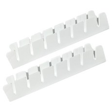 壓克力帽子收納架, 白色, 2個