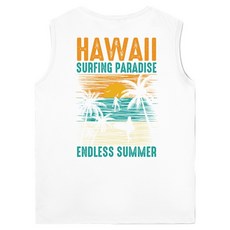 ILLUSO Surfing Paradise 寬鬆版型無袖防磨T恤