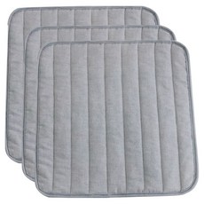 CASA VERDE Corbin 絎縫棉質防滑坐墊 3入