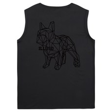 일루소 도그 오버핏 민소매 래쉬가드 티셔츠