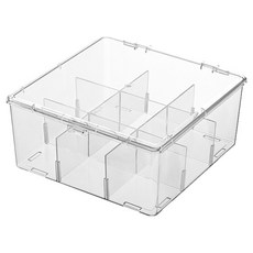 Origin照片卡壓克力收納盒 9格, 1個, 透明