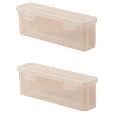 Mungudam 彩色鉛筆透明筆袋 窄版 19 x 5 x 6 cm, 單一顏色, 2個