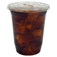 어썸팩 92파이 무지 아이스컵 일반형 500ml x 100p + 평뚜껑 100p 세트, 100개, 1세트