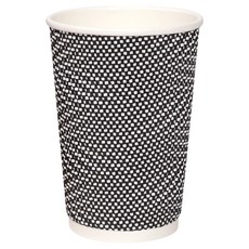 Happy Pack 韓潔一次性三層外帶紙杯 灰色 380ml, 1個, 100入