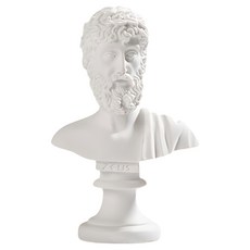 Lositera 素描迷你石膏像 室內裝飾品 咖啡廳 宙斯