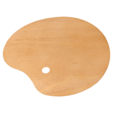 Dailycoo 便利橢圓油畫調色盤 40 x 50 cm, 1個, 1格