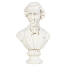 Rossiterra 迷你石膏像 素描繪畫室內裝飾品 C8 迷你蕭邦