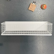 다용도 현관문 자석선반 대형, 화이트, 1개