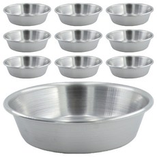 營業用不鏽鋼醬料碗 3號 9.5cm, 銀色, 10個