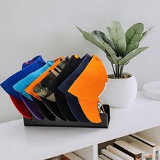 壓克力帽子收納架, 黑色, 1個