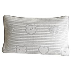 숨에르 여름 냉각 통기성 실크 밴드형 베개커버