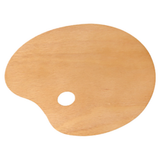 Dailycoo 便利橢圓形油畫調色盤 30 x 40 cm, 1個, 1格