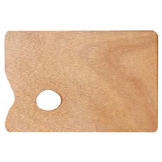 Daily Q 便利油畫調色盤 方形 20 x 30 cm, 1個, 1格