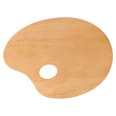 Dailycoo 便利橢圓油畫調色盤 25 x 30 cm, 1個, 1格