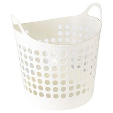 All Read北歐風格浴室縫隙洗衣籃, 象牙白