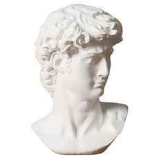Rosithera 素描迷你石膏像 室內裝飾品 咖啡廳 白色大衛