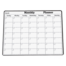 JH컴퍼니 월계획 자석흡입 필요한 냉장고 메모보드 흑백