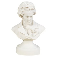 Rositerra 迷你石膏像 素描 繪畫 室內裝飾品 C6 迷你貝多芬