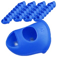 비쇼메르 간편한 실리콘 손가락 보호대 28 x 51 mm, 다크블루 2호, 40개