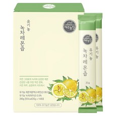 제주농장 유기농 녹차레몬즙 14p, 1개, 280g