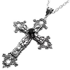 Market Ring 簡約宗教用品 十字架 款式1, 1個, 混合色