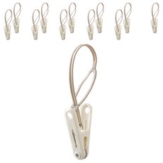 생활업글연구소 빨래 집게, 화이트, 12개