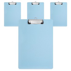 하이원픽 클립보드 펜홀더 서류받침판 A5(157 x 225 mm), 블루, 4개 블루, 4개