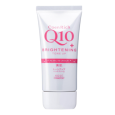 KOSE 高絲 Q10提亮護手霜 80g, 滋潤保濕，提亮膚色，改善乾燥，日本原裝進口, 1條